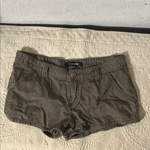 Forever 21 Brown Cargo Shorts Casual Style